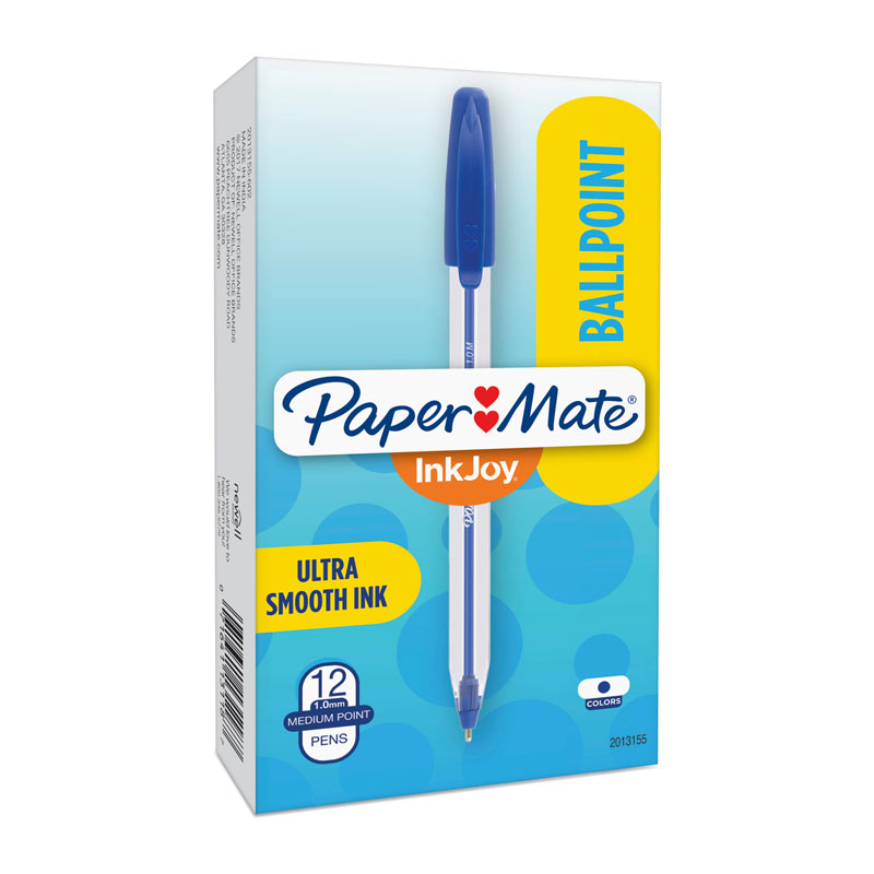PAPER MATE InkJoy 50ST Ball Pen Blue Box of 12 3