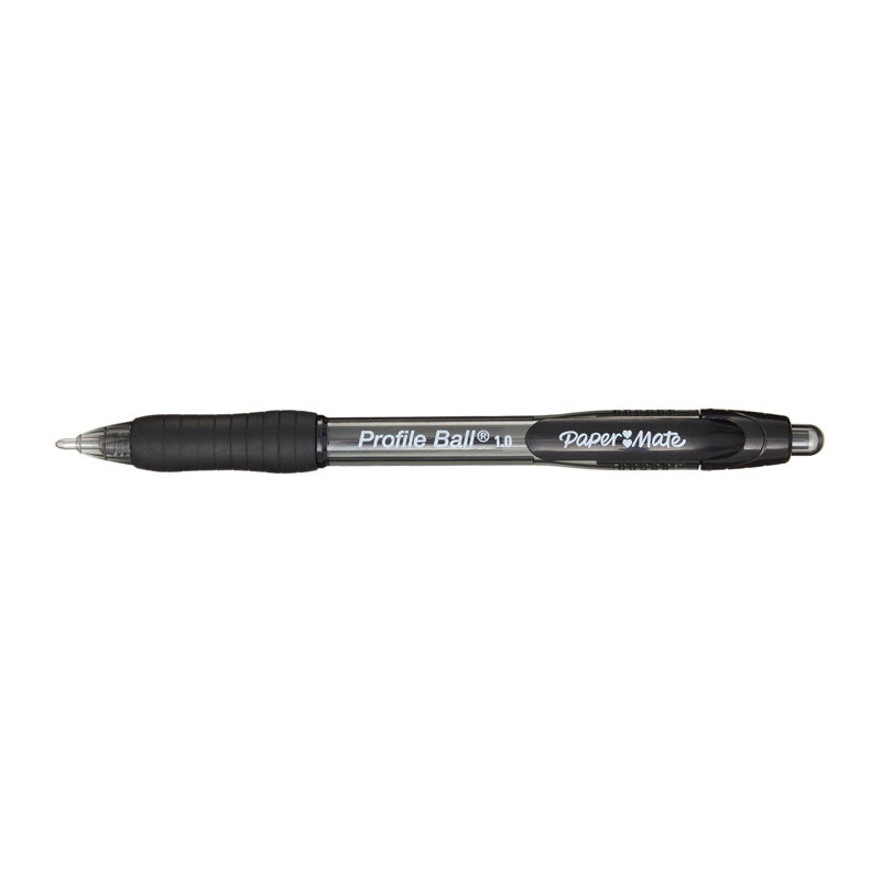 PAPER MATE Profi RT 1.0 Ball Pen Black Pack 2 Box of 6 4