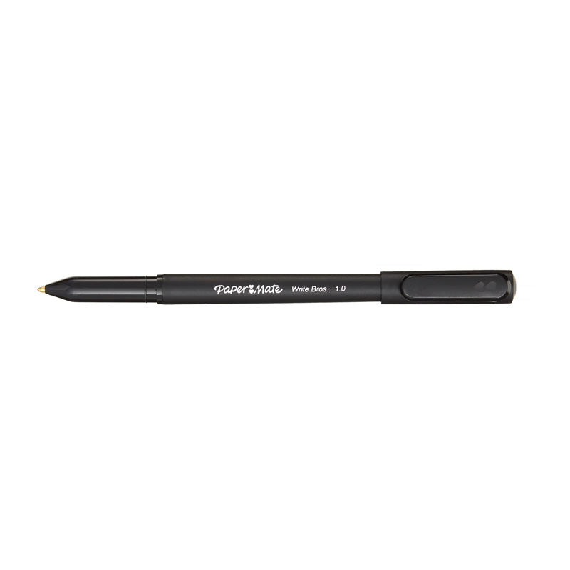 PAPER MATE WriteBros 1.0mm Ball Pen Black Box of 12 3