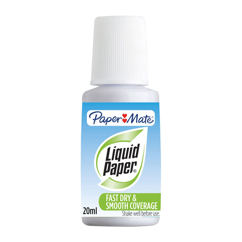 PAPER MATE LP Correct Fluid 20ml Box of 12 6