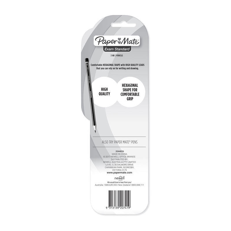 PAPER MATE HB Woodcase Pencil Pack 3 Box of 12 3