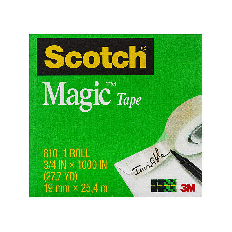 SCOTCH Magic Tape 810-4 19mm Pack of 4 3