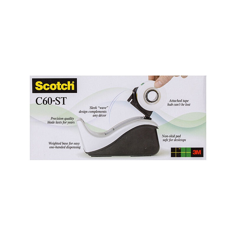 SCOTCH Tape Dispenser C60-ST Silver 4