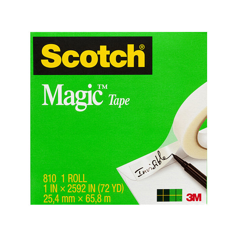 SCOTCH Magic Tape 810 25.4mm Box of d 4