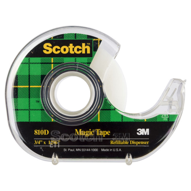 SCOTCH Tape 810 Dispenser 19mmX33M Box of 6 4