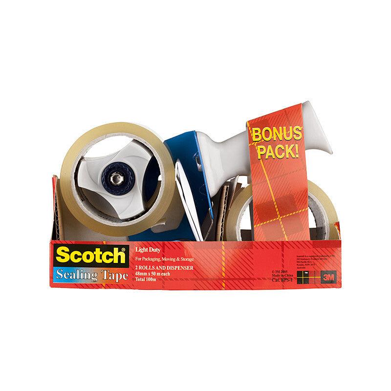 SCOTCH Dispenser BPS-1 & Pack of 2 Pack of g Tape 4