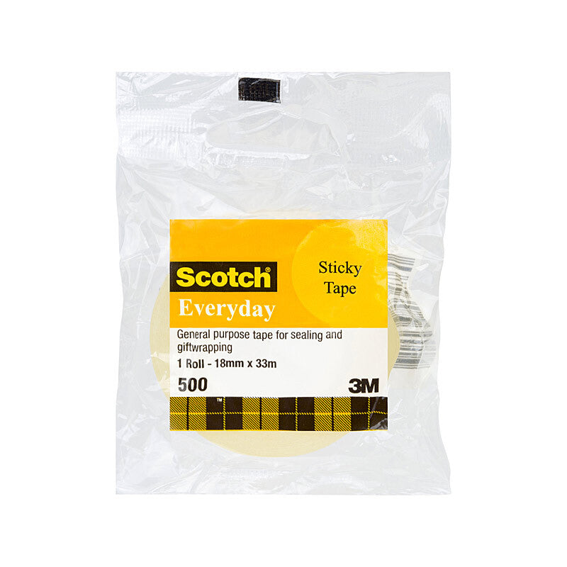 SCOTCH St Tape 502 18mmX33M Box of 8 4