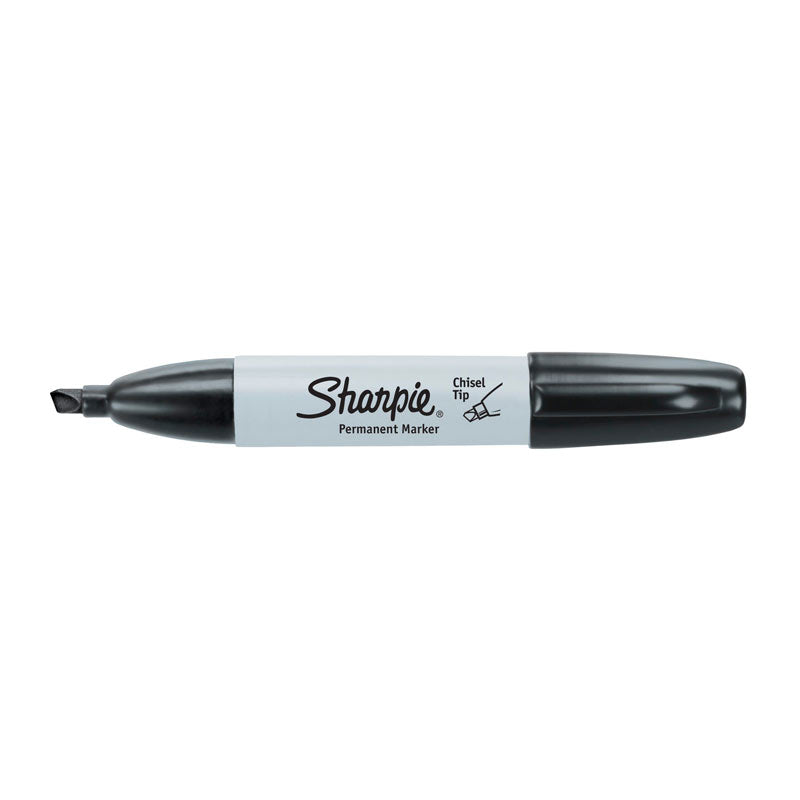 SHARPIE Chisel Tip Permanent Marker Black Box of 12 4