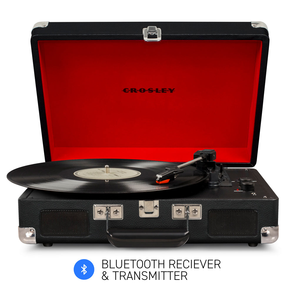 CROSLEY Crosley Cruiser Black - Bluetooth Portable Turntable 5