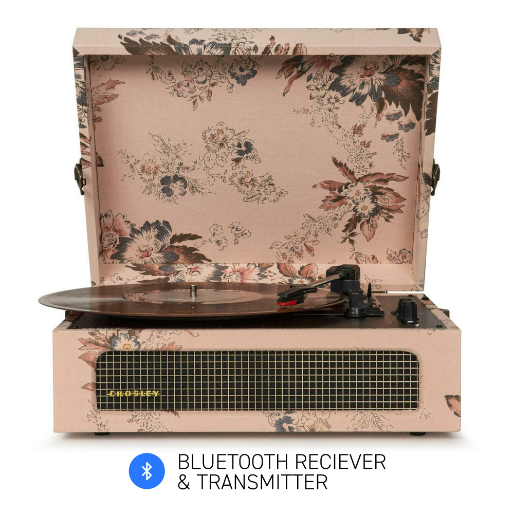 CROSLEY Crosley Voyager Floral - Bluetooth Portable Turntable 5