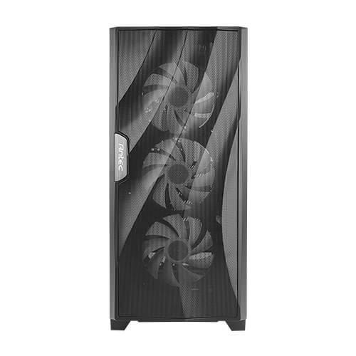 ANTEC DF700 FLUX Wave Mesh Front, High Airflow, Tempered Glass with 3x ARGB Fan Front, 1x Rear, 1x PSU Shell (Reverse Fan blade) ATX Gaming Case 4