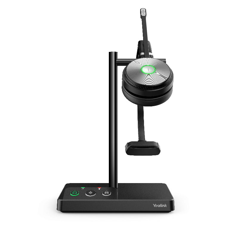 YEALINK WH62 Mono UC DECT Wirelss Headset, Busylight On Headset, Leather Ear Cushions 3