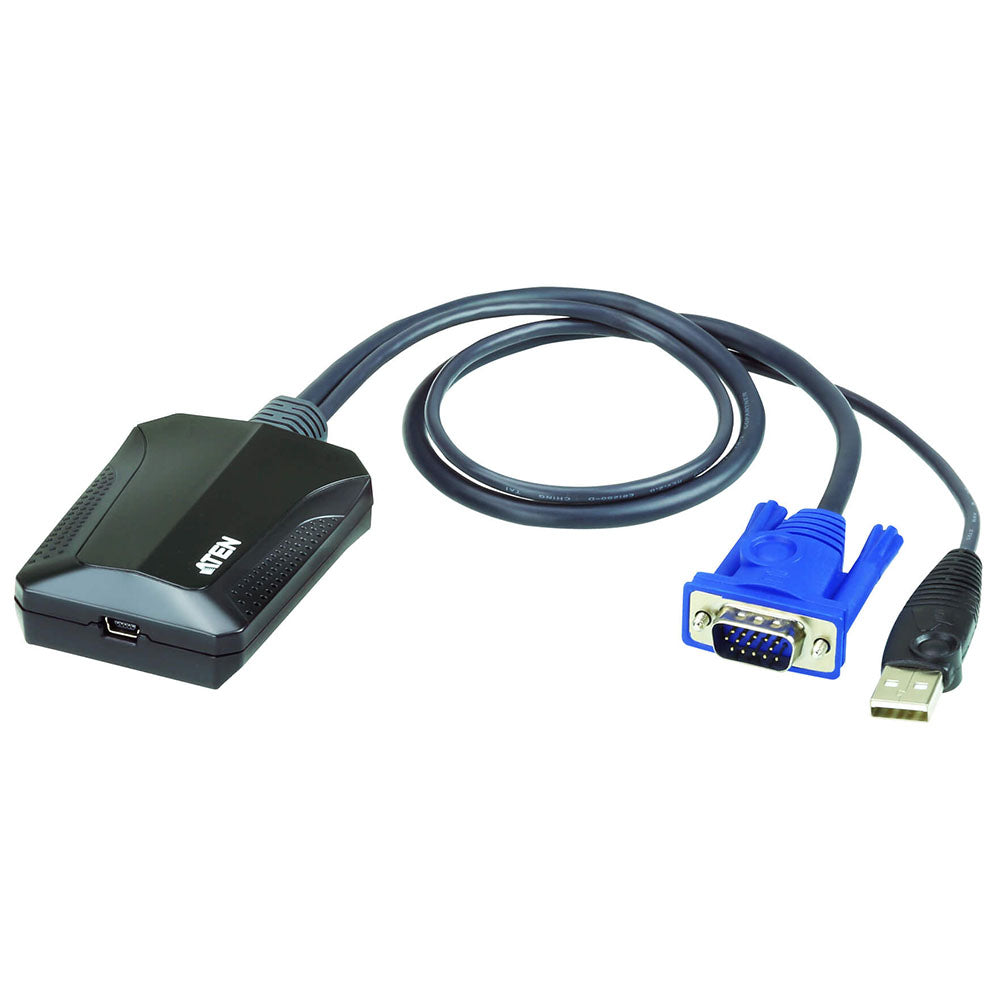 Aten Laptop USB KVM Console Crash Cart Adapter IT Kit CV211 4