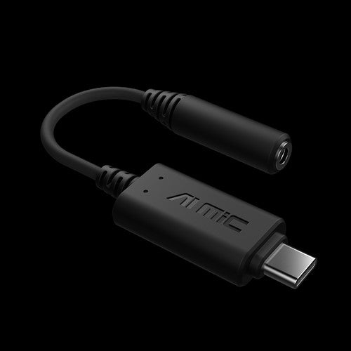 ASUS AI Noise-Cancelling Mic Adapter USB-C 3.0mm, Enhance Micro Performance, Compact, Portable, Gaming, VoIP, PC, MAC, Mobile, Nintendo Switch 3
