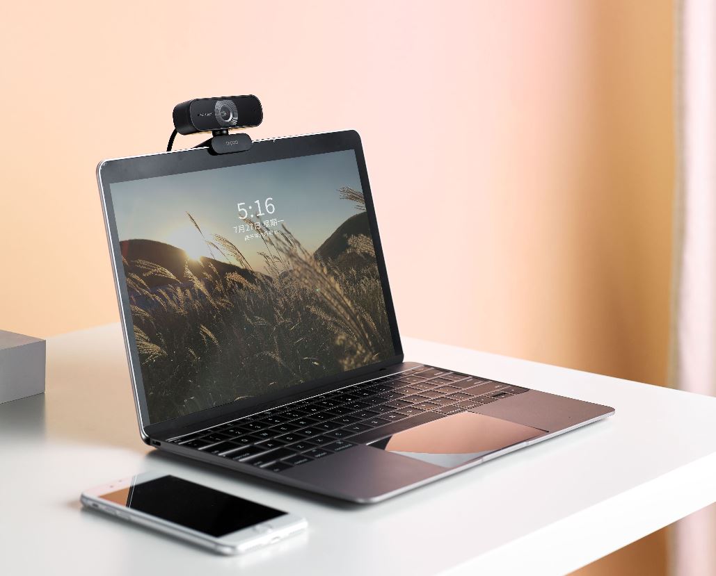 RAPOO C260 Webcam FHD 1080P/HD720P, USB 2.0 Compatible Win7/8/10, Mac OS X 10.6 or above, Chrome OS and Android V5.0 or above - Ideal for TEAMS, Zoom 3