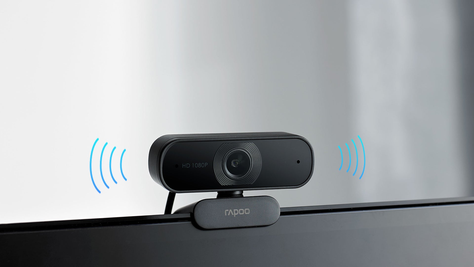 RAPOO C260 Webcam FHD 1080P/HD720P, USB 2.0 Compatible Win7/8/10, Mac OS X 10.6 or above, Chrome OS and Android V5.0 or above - Ideal for TEAMS, Zoom 5
