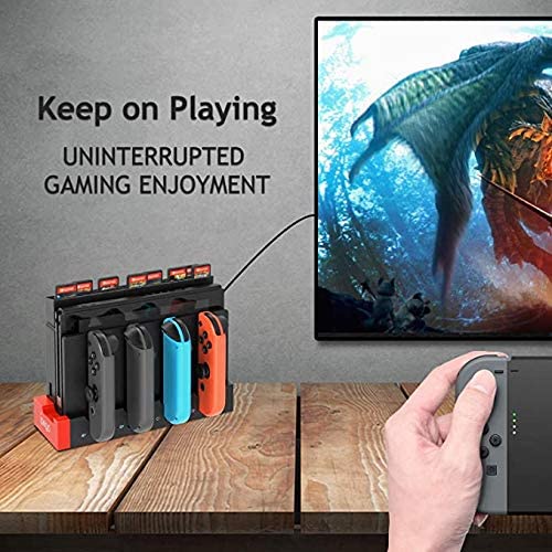 4 in1 Charger Station Stand for Nintendo Switch Joy-con with LED Indication 7