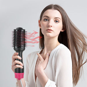 Hot Air One-Step Hair Dryer Negative Ion Anti-Frizz Blowout for Drying,Straightening, Curling and Volumizer (AU Plug) 10