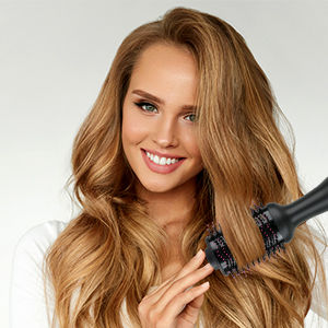 Hot Air One-Step Hair Dryer Negative Ion Anti-Frizz Blowout for Drying,Straightening, Curling and Volumizer (AU Plug) 11