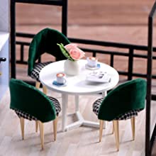 Dollhouse Miniature with Furniture Kit Plus Dust Proof and Music Movement - Cozy time  (Valentine's Day Gift Idea) 11