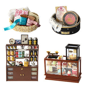 Dollhouse Miniature with Furniture Kit Plus Dust Proof and Music Movement - Rosa Garden Tea 10