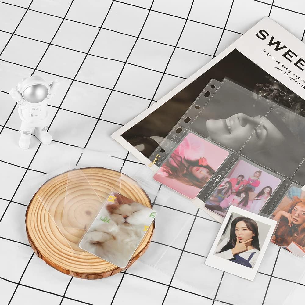 100 Packs Photocard Sleeves, 200Microns Kpop (Sealable) 4