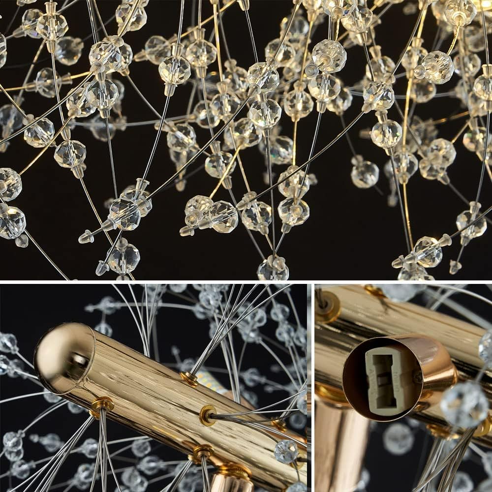 Modern Crystal Chandelier Firework, 12 Lights 5