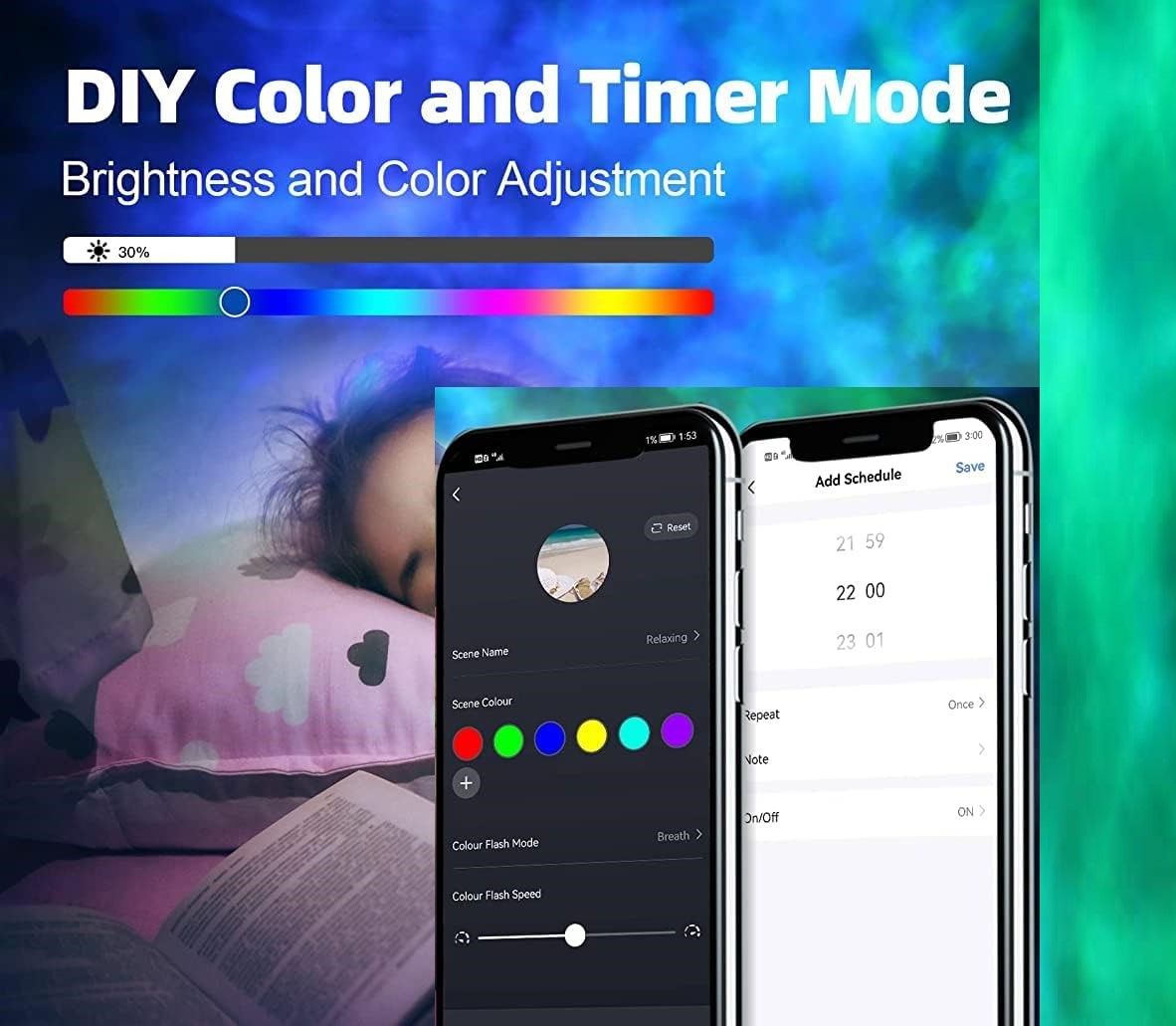 Star Projector Galaxy Light Bedroom connected with Alexa and Google Home 4