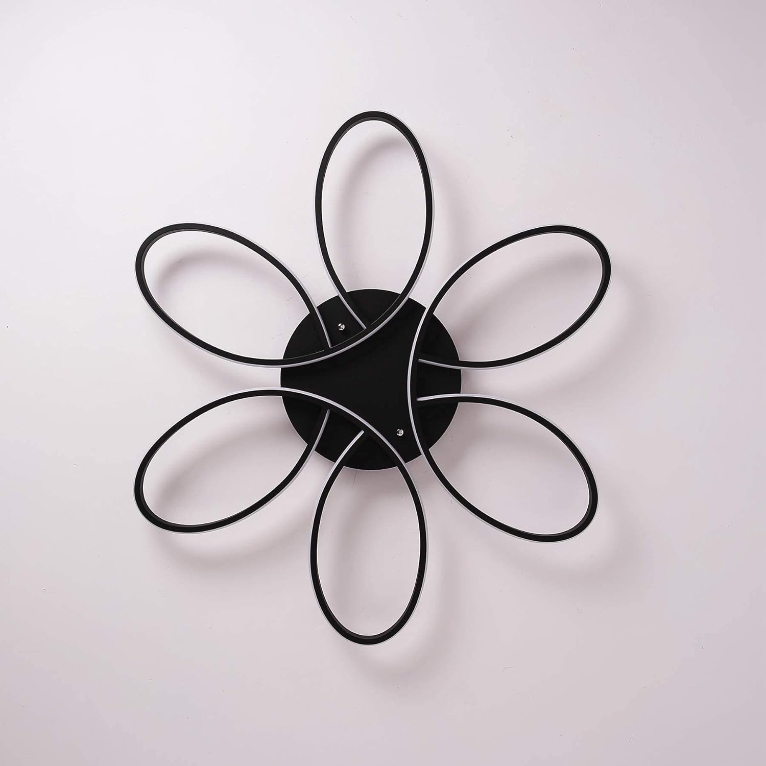 Modern LED Chandelier Flush Mount Lamp Remote Control (60cm) 6