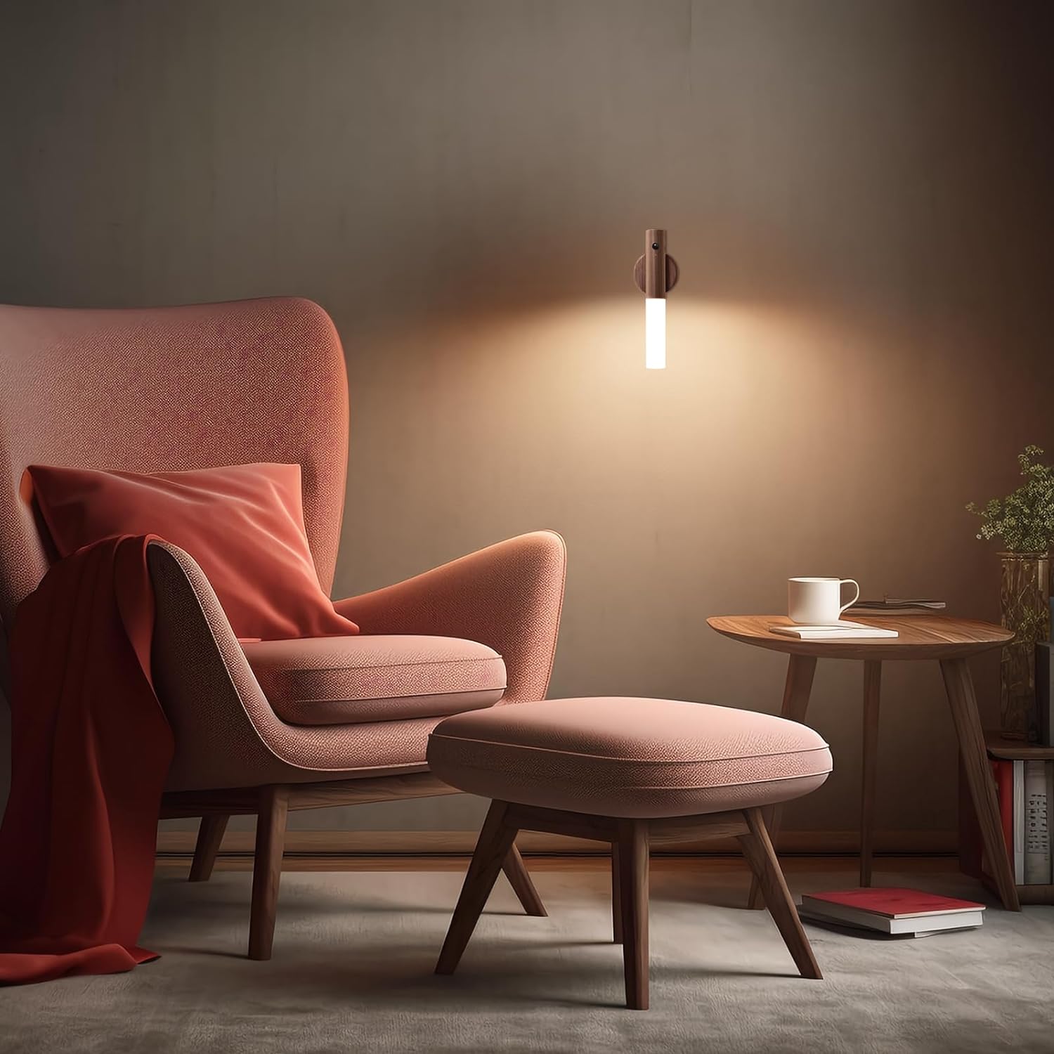 Motion Sensor Wall Light Indoor, LED Rechargeable, 1pc 6