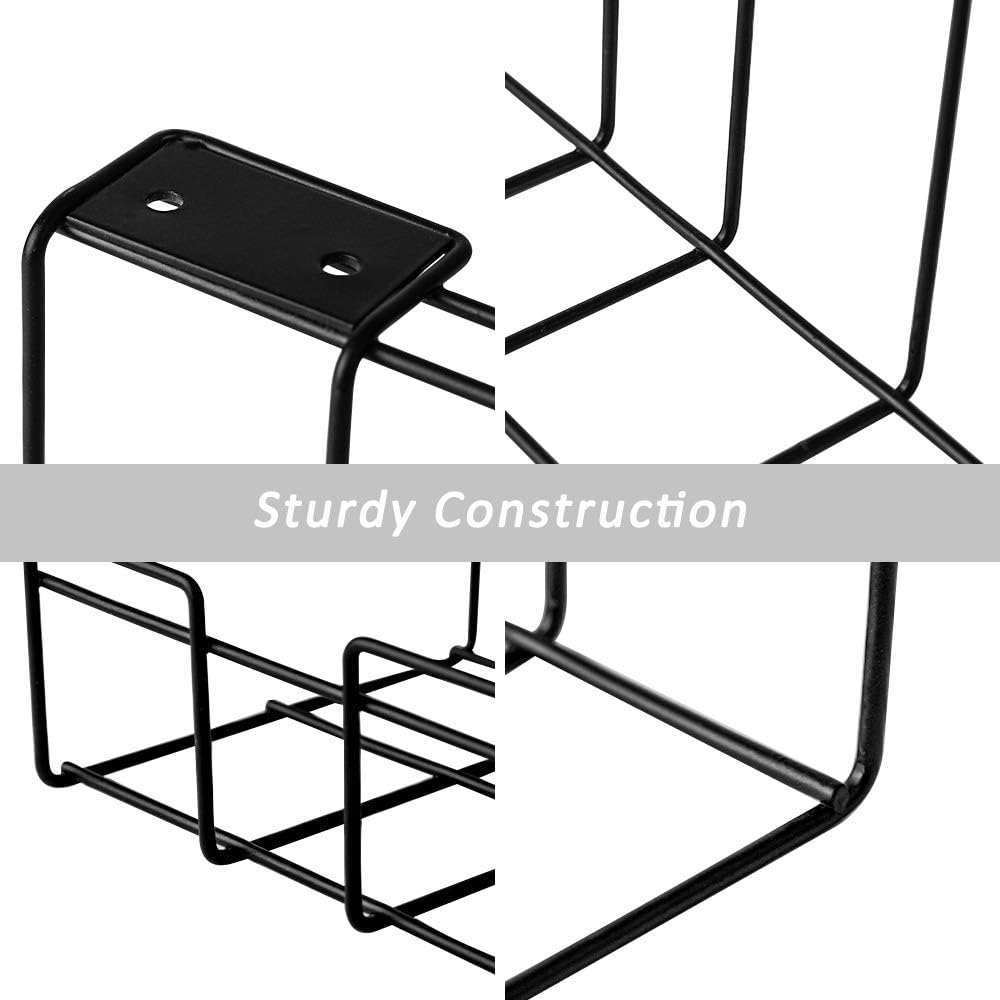 2 Pack Under Desk Cable Management Tray, Black 5