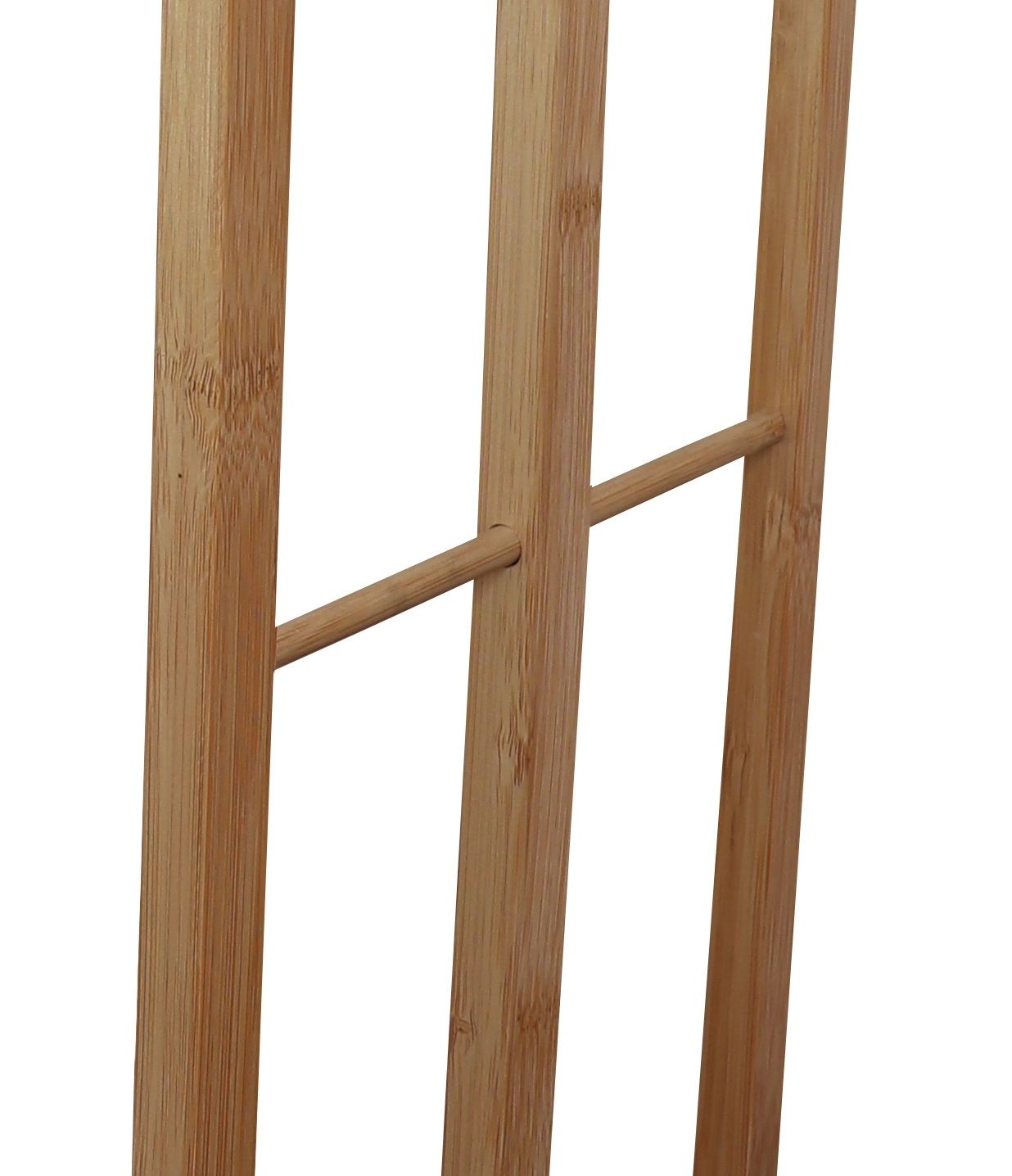 Bamboo Towel Bar Holder Rack 3-Tier Freestanding for Bathroom and Bedroom 5