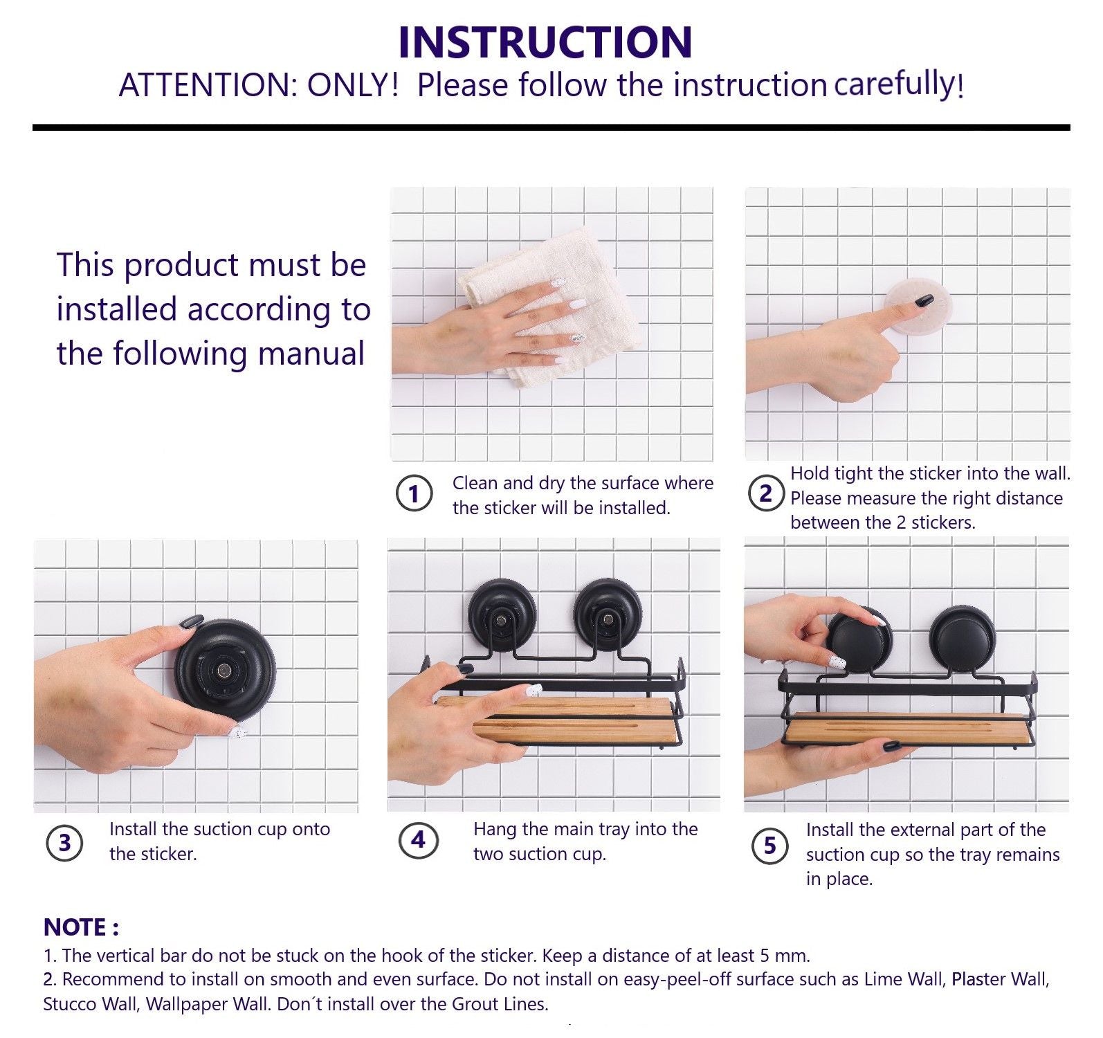 2 Pack Round Corner Shower Caddy Shelf Basket Rack with Premium Vacuum Suction Cup No-Drilling for Bathroom and Kitchen 8