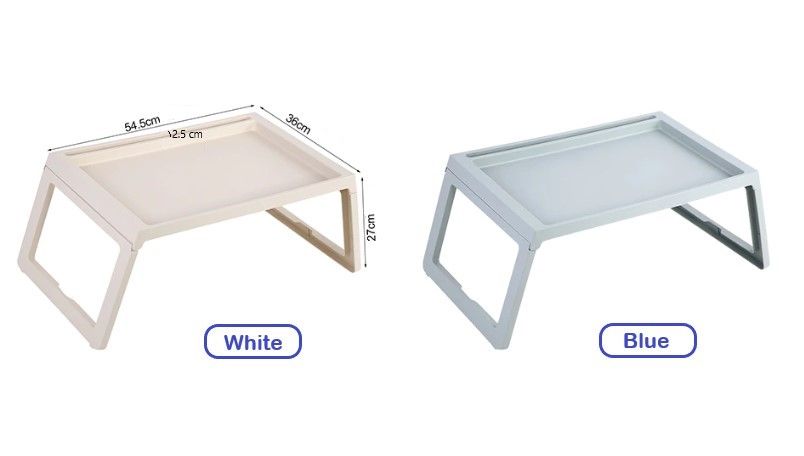 Multifunction Laptop Bed Desk with foldable legs for Home Office (Blue) 8