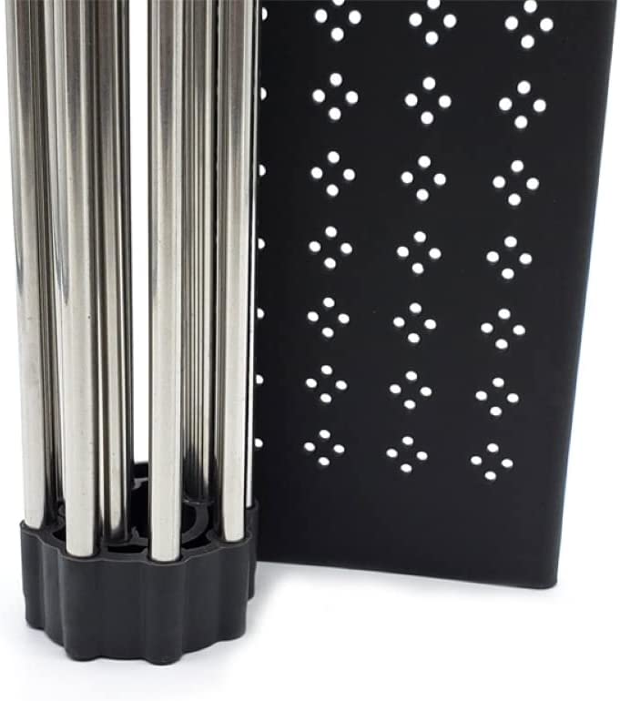 2 Pack Large Stainless Steel Roll Up Dish Drying Rack with Utensil Holder for Home Kitchen 7