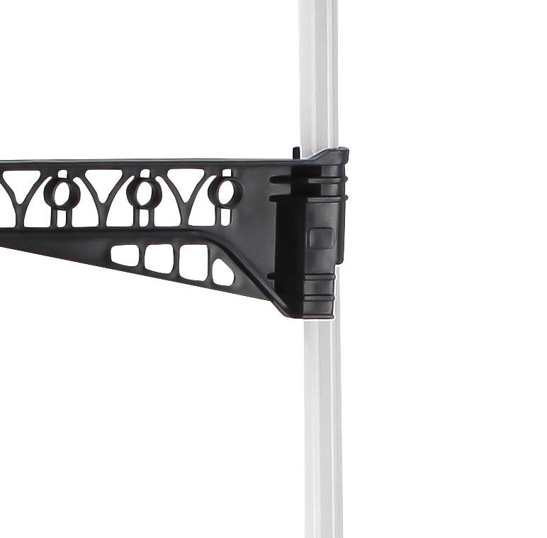 CARLA HOME Folding 3 Tier Clothes Laundry Drying Rack with Stainless Steel Tubes for Indoor & Outdoor Home 7