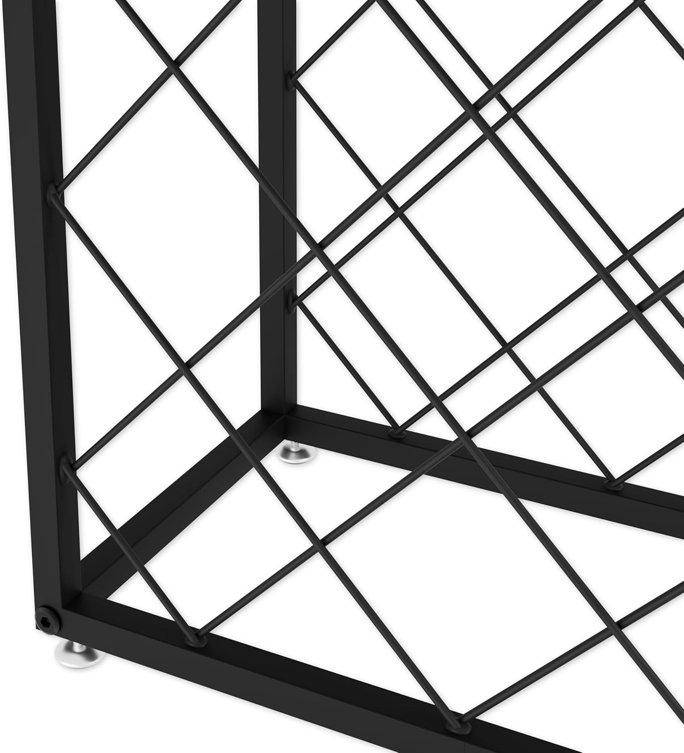 Freestanding Metal Wine Rack for 25 Bottles 6