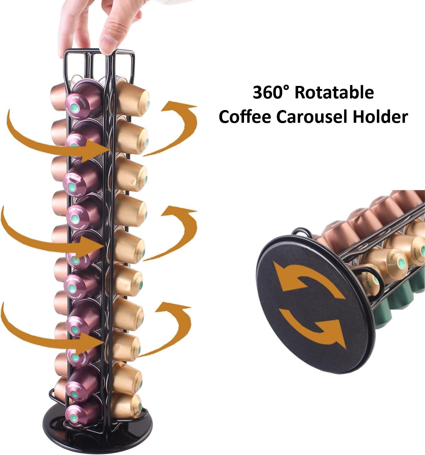 Coffee Pods Holder Storage Compatible with 40 Nespresso Pods 5