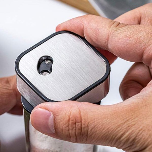 CARLA HOME Rotating Spice Rack Organizer with 20 Glass Jars for Kitchen Countertop 6