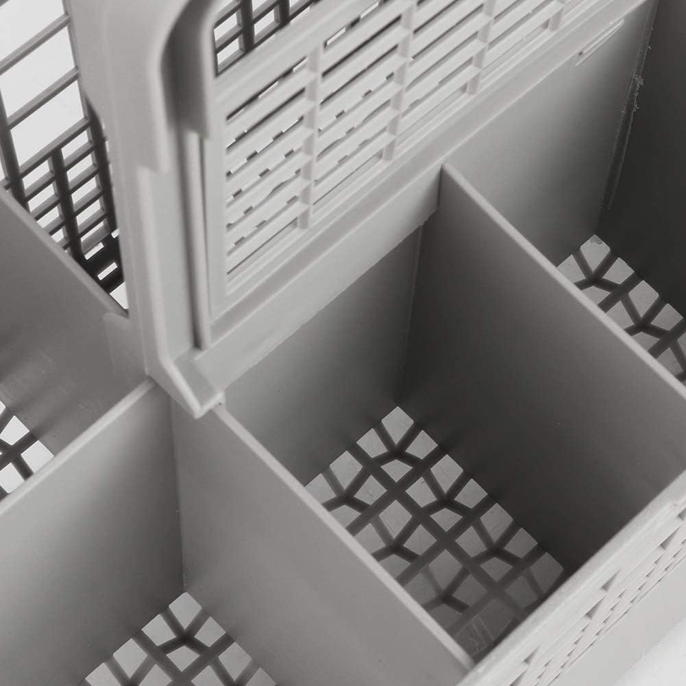 CARLA HOME 8 Slot Universal Dishwasher Cutlery Basket with Handle and Lid which Fits Most Brands (240mm X 135mm X 122mm) 5