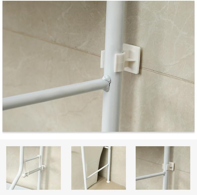 CARLA HOME 3-Tier Over Washing Machine Storage Rack for Laundry Room Space Saving, Towels, Detergent & Bathroom Essentials 6