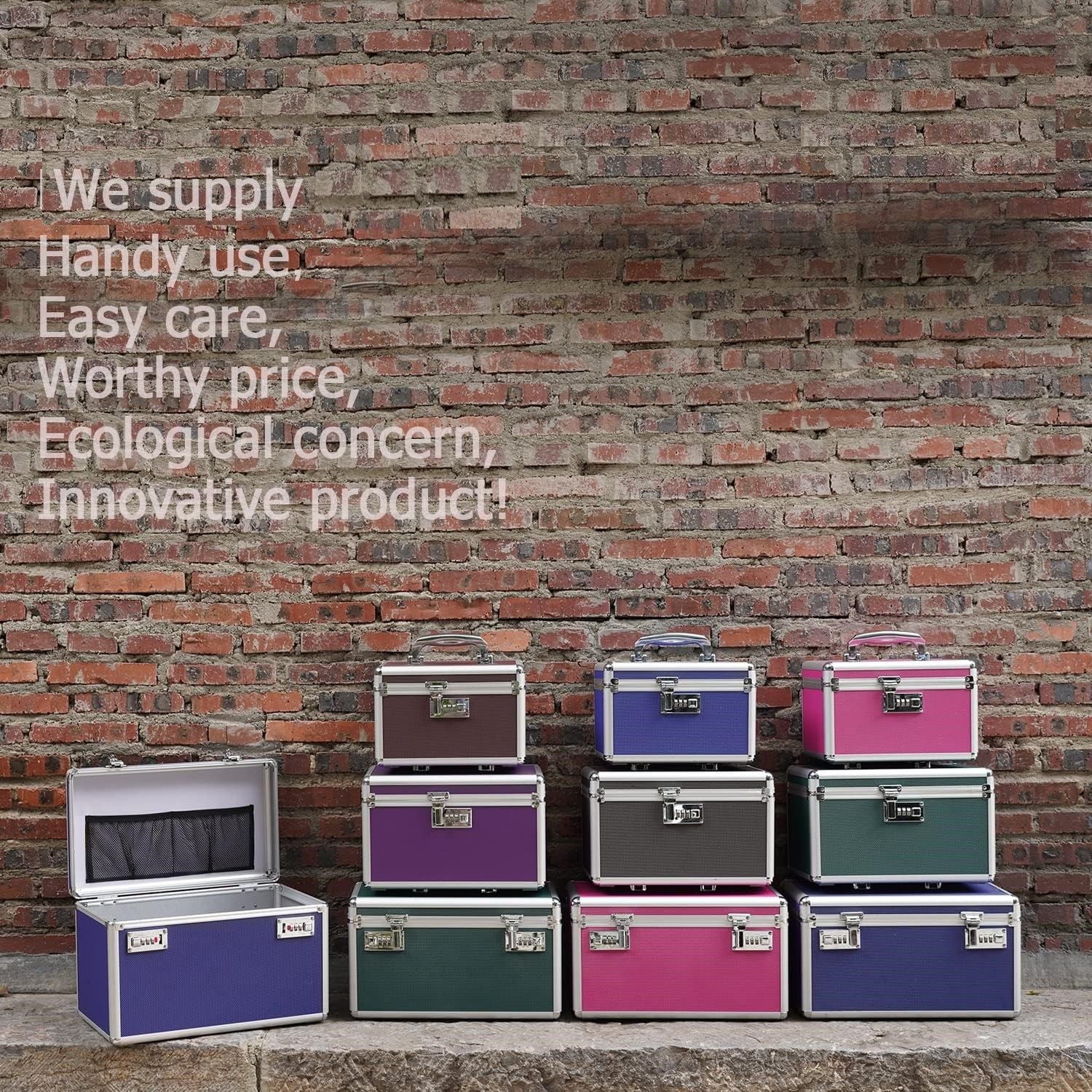 Portable Combination Medicine Box (Coffee/Small) 8