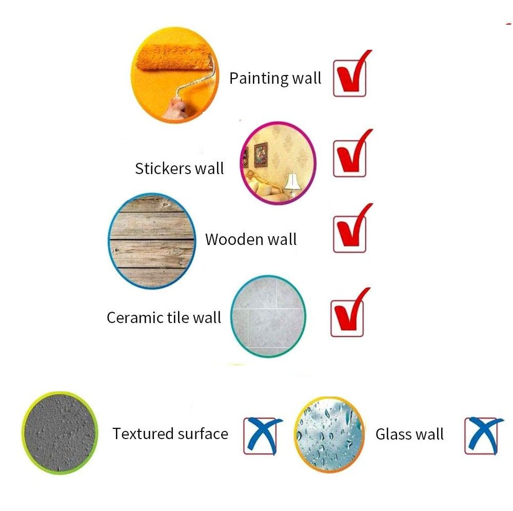 DIY Wall Clock Modern Frameless Large 3D Wall Watch Giant Roman Numerals for Home Living Room and Bedroom (Small) 5