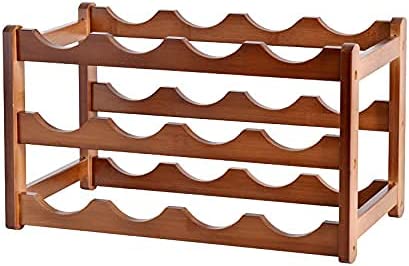3-layer Bamboo Wine Storage Rack (12 bottles) 3