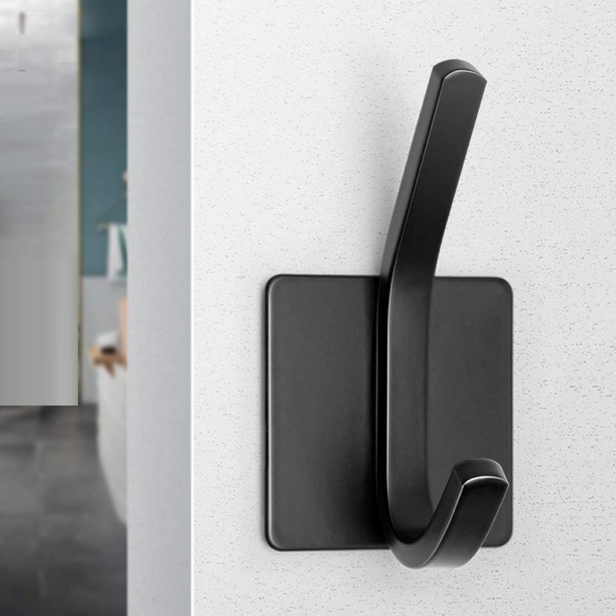 4 Pack Strong Self Adhesive Hooks for Kitchen and Bathroom 3