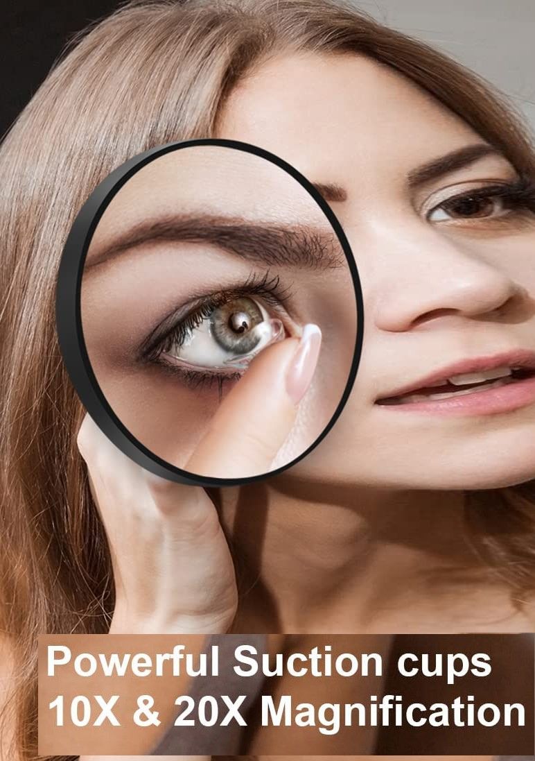 10X Magnifying Mirror and Eyebrow Tweezers Kit for Travel 5