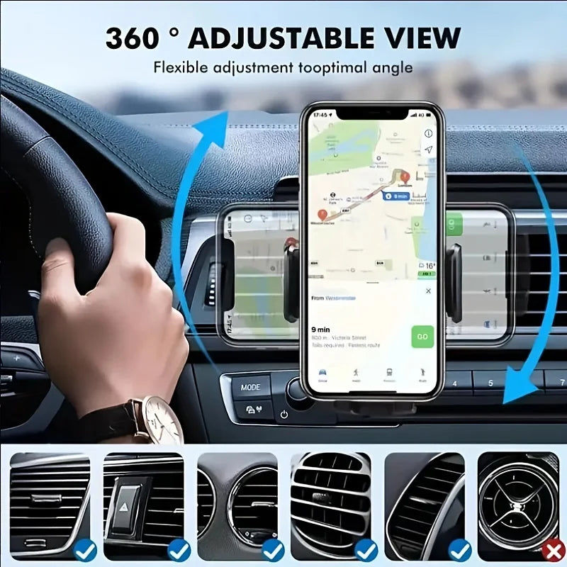 Car Phone Holder Air Vent Clip GPS Stand 4