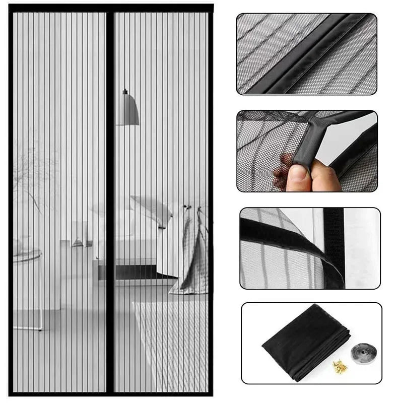 Magnetic Mosquito Net Door Curtain 90x210cm 4