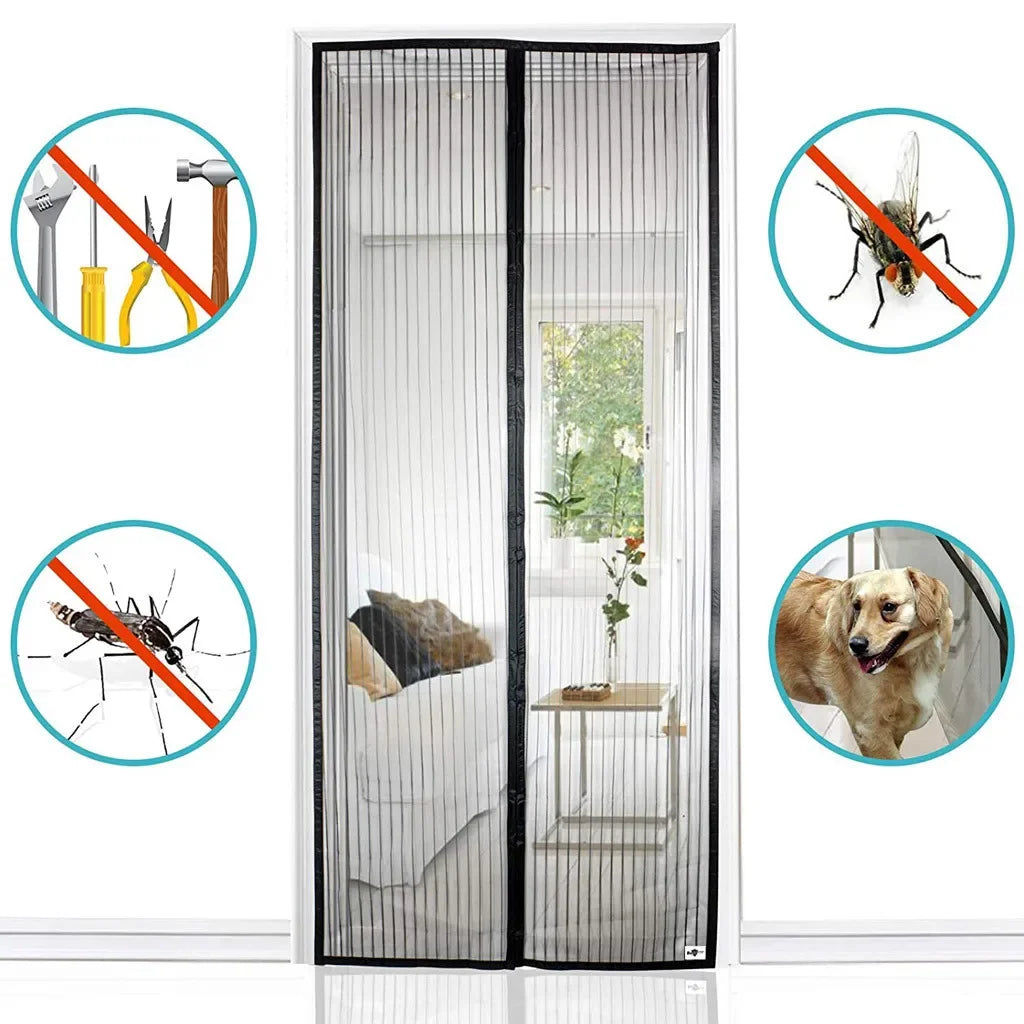Magnetic Mosquito Net Door Curtain 90x210cm 6