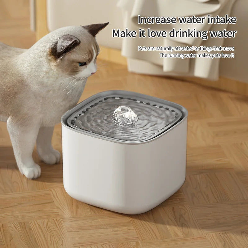 3L Cat Water Fountain Large Filter USB 3